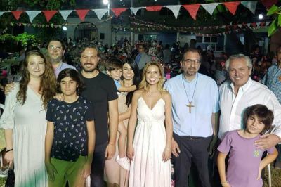 La �ntima decisi�n de Alberto Fern�ndez de pasar Navidad en la iglesia de San Cayetano
