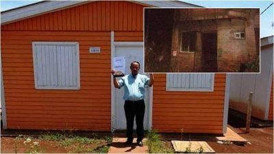 El Iprodha le entreg� una nueva vivienda a una familia posade�a que fue v�ctima de un tr�gico incendio