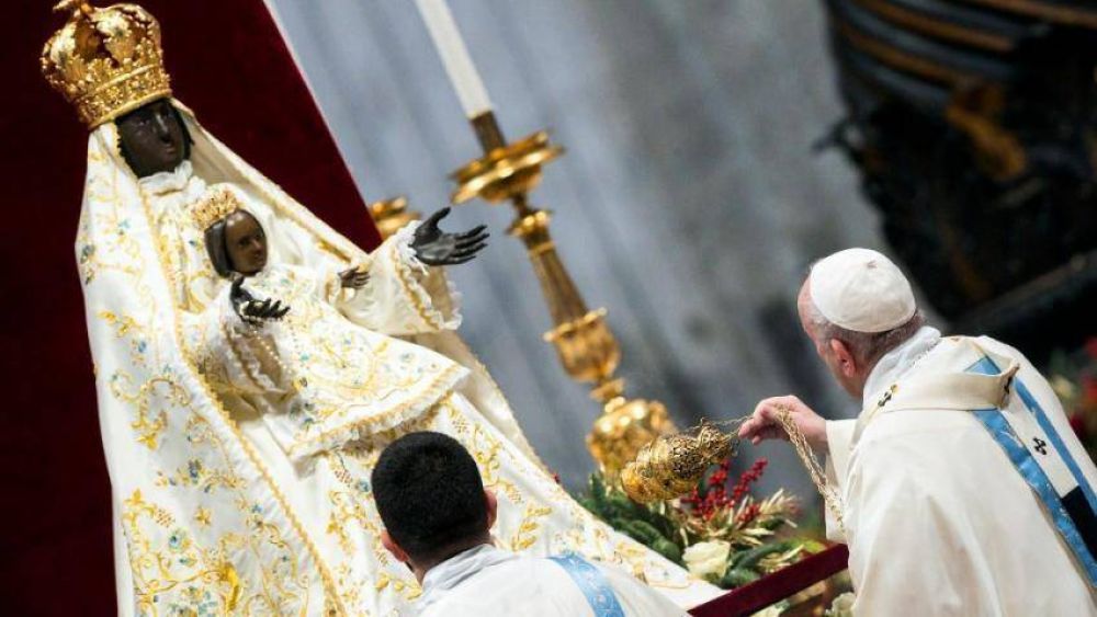 Francisco pone el nuevo a�o bajo la custodia de la Santa Madre de Dios