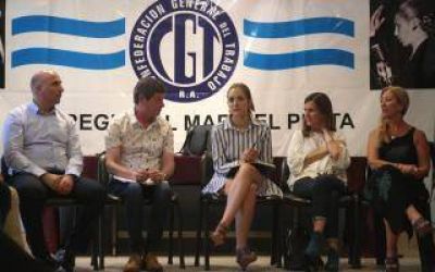 La Ministra de Trabajo Bonaerense en Mar del Plata: Reuni�n con la CGT y CTA y radiograf�a de la crisis