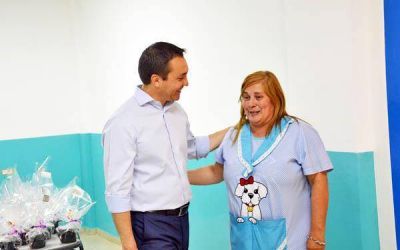 Watson inaugur� nuevas instalaciones del Jard�n Municipal N� 16