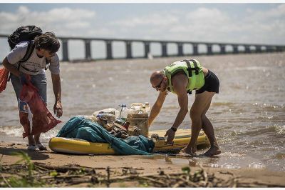 Rosario: Radiograf�a de la basura que contamina el r�o