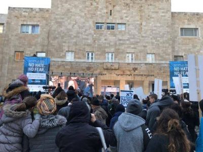 No odio, No Temor 25000 personas unidas contra el Antisemitismo