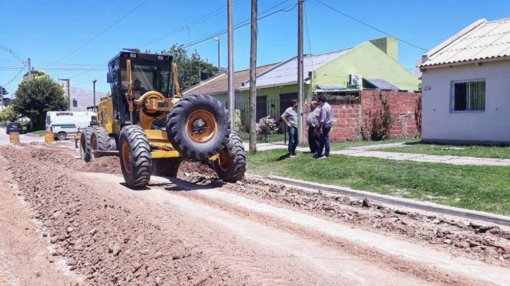 Balcarce: avanzan las obras de pavimentacin