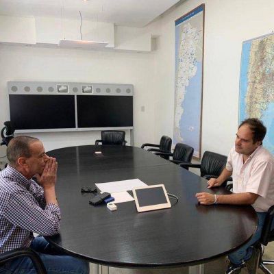 El intendente de Navarro comparti� agenda con el Administrador de Vialidad Macional