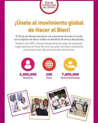 El �D�a de las Buenas Acciones� es un movimiento global para hacer el bien