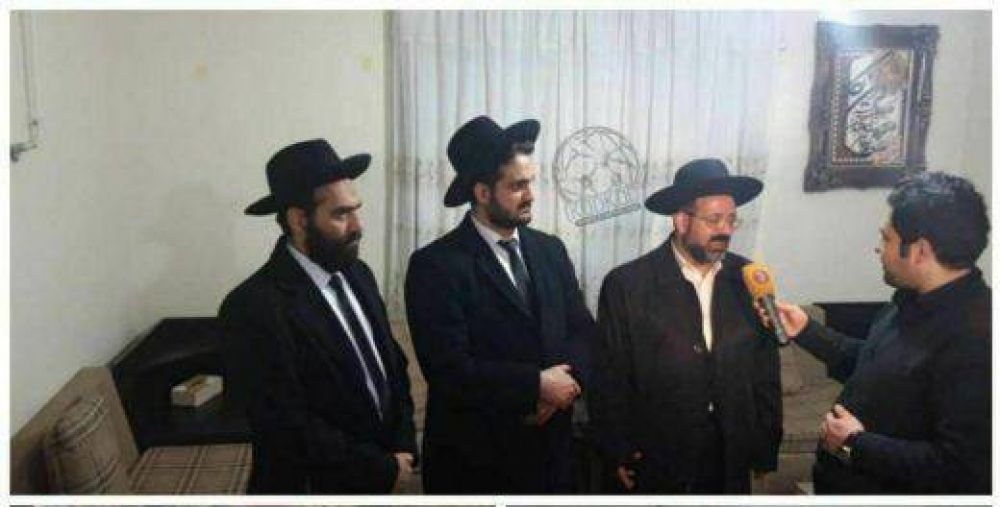 Tres rabinos de la comunidad juda de Irn expresaron sus condolencias en la casa de la familia de Soleimani