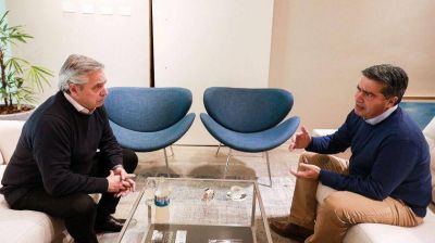 Primer viaje de gesti�n de Alberto Fern�ndez: visita a Jorge Capitanich en Chaco