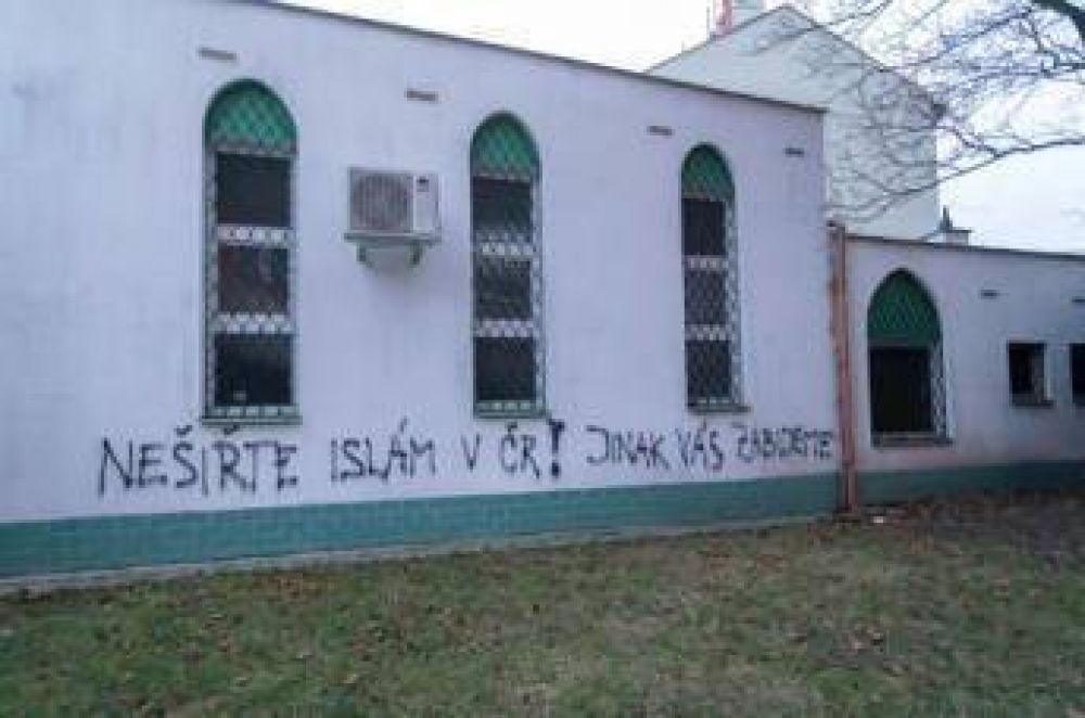 Vandalizan una mezquita en Repblica Checa