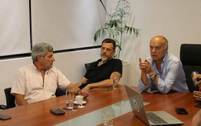 Grindetti recibi a De Gennaro y juntos trabajarn en la lucha contra el hambre en Lans