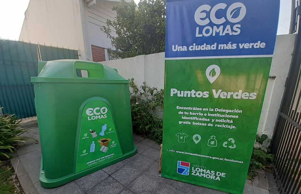 Reciclado: La Chapanay se incorpora a la red de Puntos Verdes del Municipio
