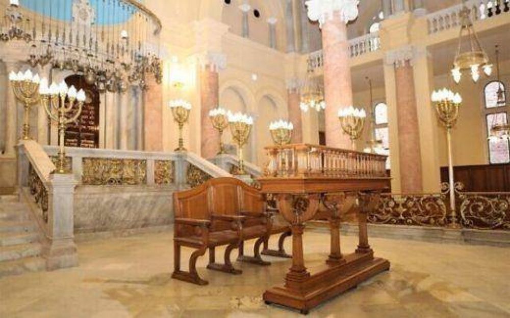 La antigua sinagoga de Alejandra, en Egipto, este viernes reabre sus puertas