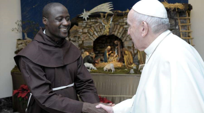 El Papa recibi� al fraile que fue mejor maestro del mundo en 2019