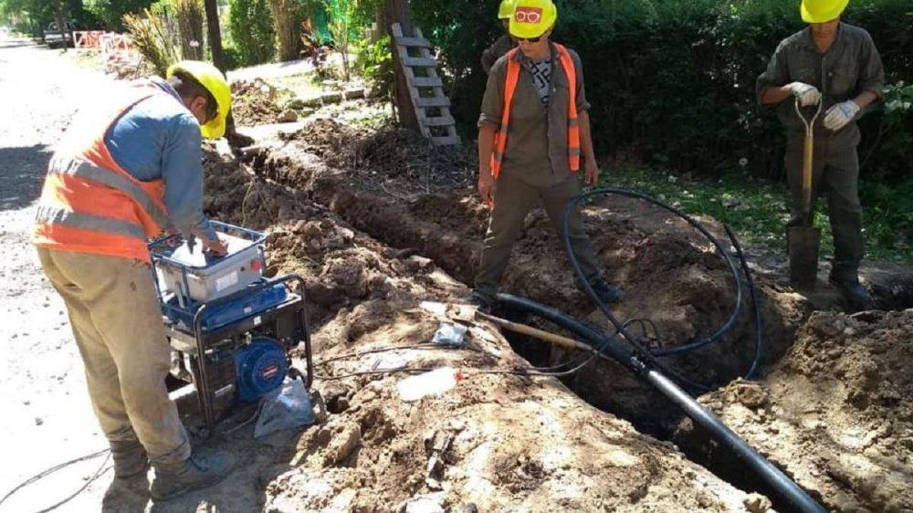 Progresa una nueva obra de agua potable en Rincn de Milberg