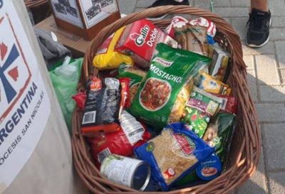 Por la emergencia alimentaria, C�ritas distribuy� 810.000 kilos de alimentos en el pa�s