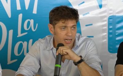 Kicillof lanz� la temporada en La Costa: 