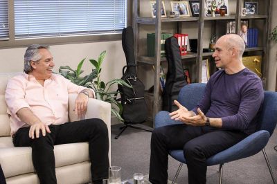 Coparticipaci�n: conciliaci�n entre Larreta y Alberto (tras las cr�ticas del oficialismo porte�o)
