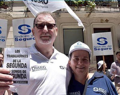 El Sindicato de Seguros moviliz� contra el traslado de 