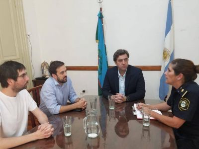 El Intendente Boto se reuni� con la nueva Jefa de la Polic�a Local