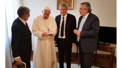 Hist�rico: Alberto Fern�ndez se re�ne con el papa Francisco