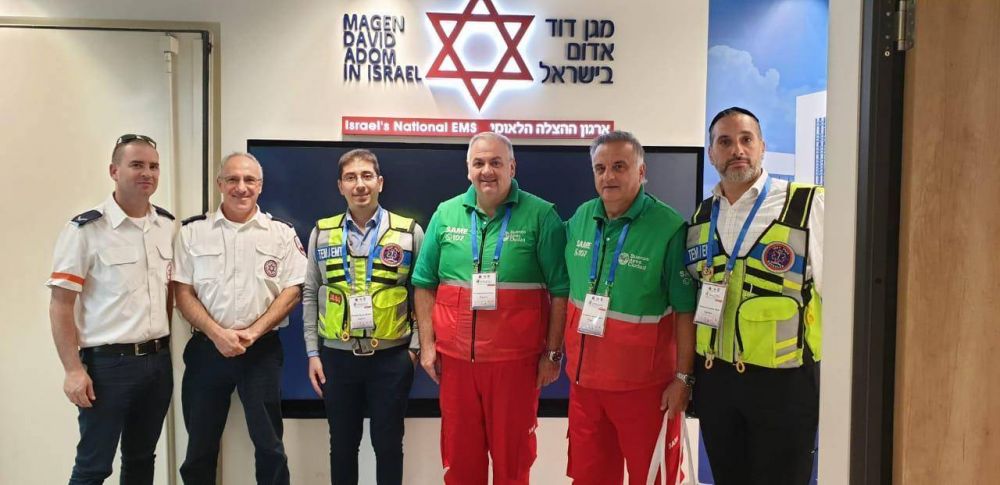 El SAME y Jevra Hatzalah Argentina presentes en la 6 Conferencia Internacional sobre Preparacin y Respuesta a Emergencias y Desastres que se realiza en Israel
