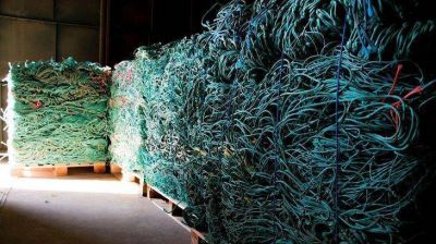 El plan para reciclar 200 toneladas de redes de pesca y evitar la contaminación del mar argentino