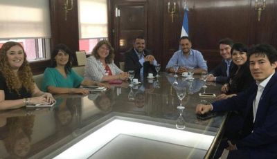 Vuoto y Perez se reunieron con el Ministro de Ambiente Nacional