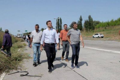 Zabaleta y Lucas Ghi supervisaron un operativo conjunto de recuperaci�n de espacio p�blico en el l�mite entre Hurlingham y Mor�n