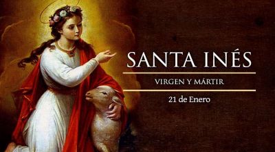 Hoy es la fiesta de Santa In�s, patrona de las j�venes, las novias y la pureza