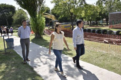 Nardini recorri� las inmediaciones de la Plaza �Domingo Miguel Azar�