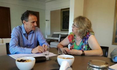 Viales se reunieron con Katopodis y Arrieta para analizar una agenda conjunta