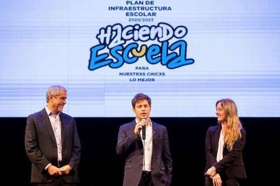 Kicillof presenta su plan escolar
