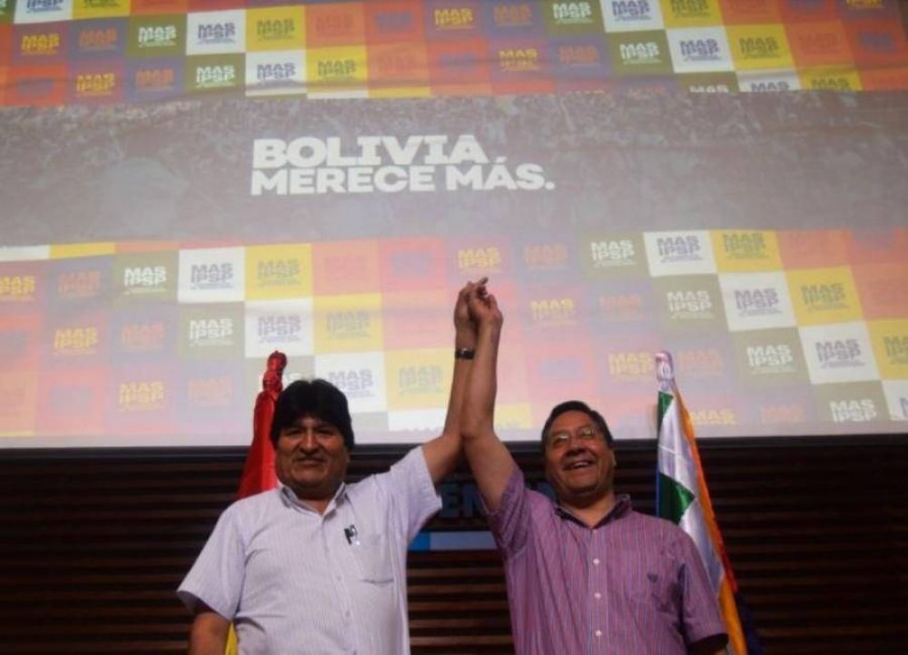 Evo Morales y una reunin con ATE nacional