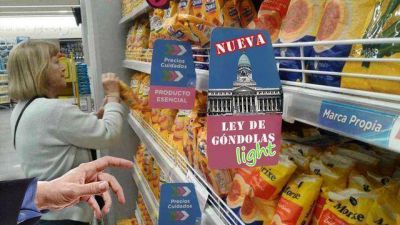 Supermercados contraatacan: dicen que si la Ley de G�ndolas se vota vendr� ola de aumentos