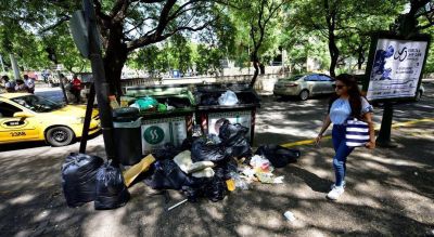 Quedaron en las calles unas 3.000 toneladas de basura