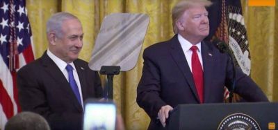 Trump present� su plan de paz para Medio Oriente y propuso �duplicar el territorio� de Palestina si renuncia al terrorismo