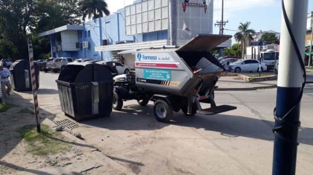 El Municipio refuerza servicio de recolección de residuos en el microcentro