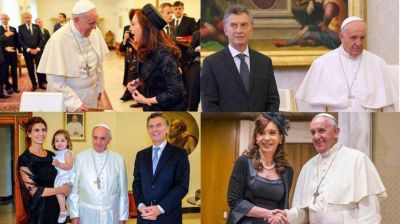 Francisco y los presidentes argentinos: cu�ntas veces se reuni� con cada uno