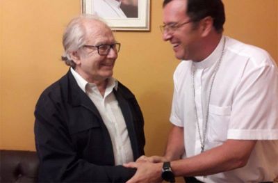 Mestre con P�rez Esquivel: 