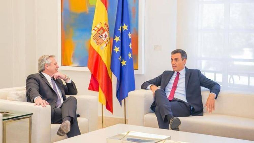 Alberto Fern�ndez lleg� a Espa�a para lograr que Pedro S�nchez apoye a la Argentina en la negociaci�n con el FMI