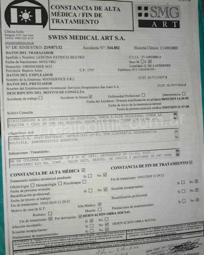 CABA: La l�nea 113 se niega a indemnizar a una mujer que se lesion� por una maniobra brusca