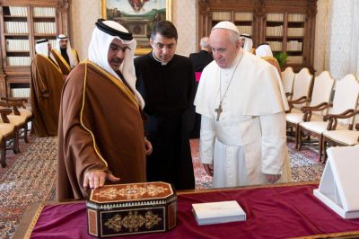 Bahrein: Francisco recibe al pr�ncipe heredero Salman bin Hamad Al Khalifa