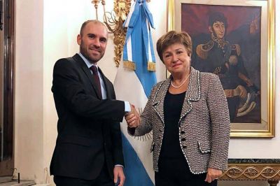 Tras reunirse en Roma con Mart�n Guzm�n, la directora del FMI elogi� las medidas del Gobierno