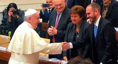 Fuerte espaldarazo del Papa a la estrategia argentina para reestructurar su deuda externa