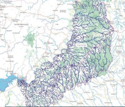 Difunden mapa hidrogr�fico de Misiones en plataforma digital