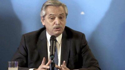 Alberto Fern�ndez recibi� a Moyano