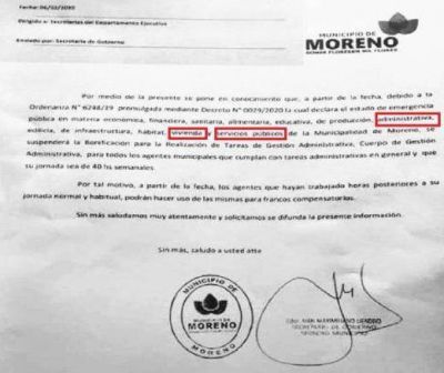 �Interpelaci�n al Secretario de Gobierno?