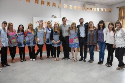 Ghi comparti� el inicio de clases en el Jard�n Maternal N� 15 de Mor�n Sur