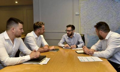 Ach�val y Giordano se reunieron con el titular de Obras P�blicas de la Provincia