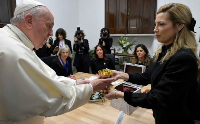 El Papa decidi� que vuelva al pa�s el c�liz de la 